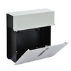 Zenewood Galvanized Steel Wall Mount Mini Caixa de correio - W1852