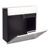 Zenewood Black Mailbox Modern Mail Drop Off - W1850