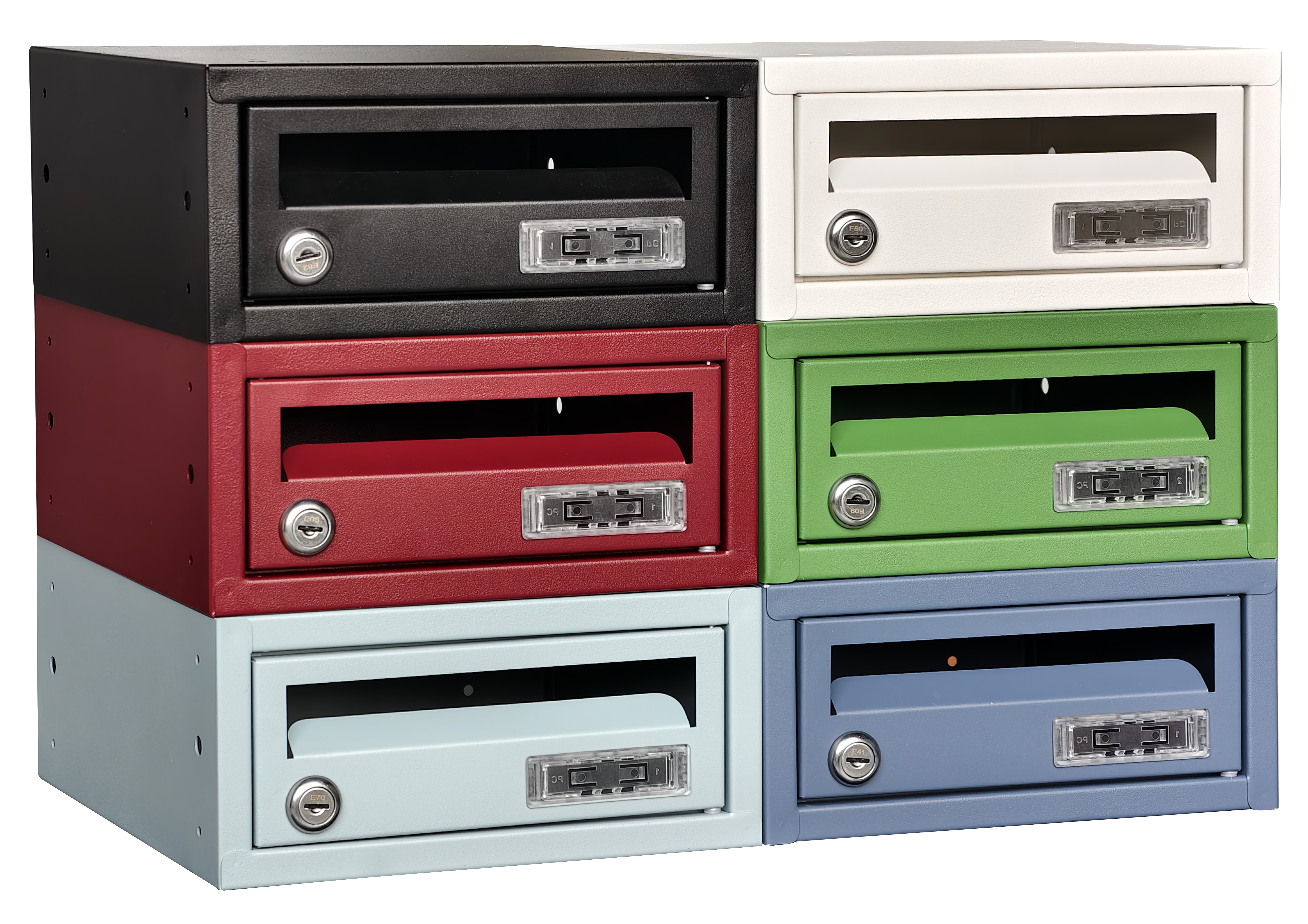 Caixa de correio com v&aacute;rias unidades