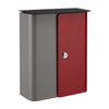 Zenewood galvanizado Montagem de parede de aço Modern Design Caixa de correio - WP014