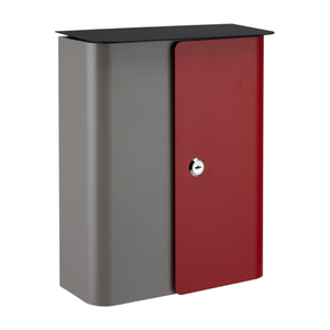 Zenewood galvanizado Montagem de parede de aço Modern Design Caixa de correio - WP014