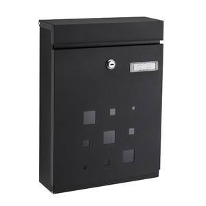 Zenewood galvanizado Montagem de parede de aço Modern Design Caixa de correio - WLD18G