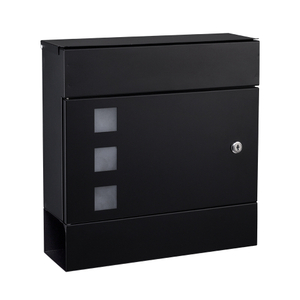 Caixa de correio de montagem em parede de aço galvanizado Zenewood - W1730