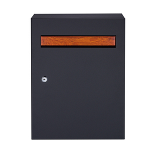 Caixa de correio de montagem em parede de aço galvanizado Zenewood - WP011