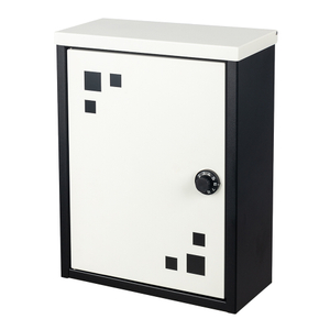 Caixa de correio de montagem em parede de aço galvanizado Zenewood - B2394