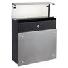 Zenewood Black Mailbox Modern Mail Drop Off - W1850