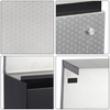 Zenewood Black Mailbox Modern Mail Drop Off - W1850