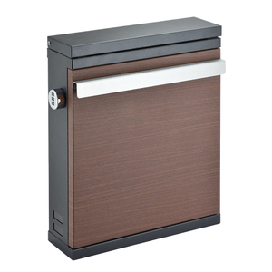 Zenewood Galvanized Steel Wall Mount Caixa de correio - W1867