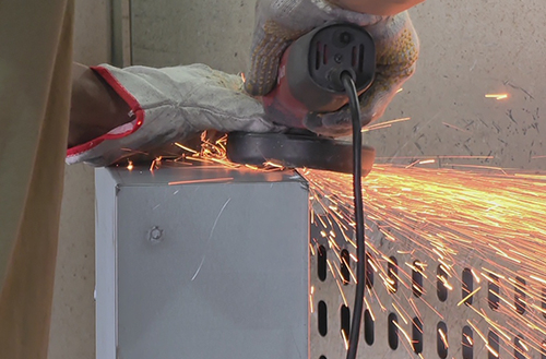 caixa de correio metálica