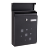 Zenewood galvanizado Montagem de parede de aço Modern Design Caixa de correio - WLD18G
