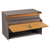 Zenewood Wooden Grain Galvanized Aço Montagem da parede Caixa de correio ao ar livre - W1834