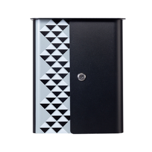 Caixa de correio de montagem em parede de aço galvanizado Zenewood - W1815