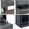 Zenewood Galvanized Steel Wall Mount Caixa de correio - W1867