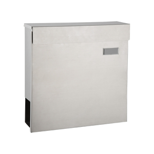 Caixa de correio de montagem em parede de aço inoxidável Zenewood - W1518