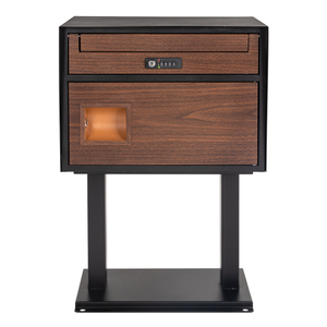 Caixa de correio em pé de aço galvanizado Zenewood - B2393