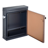 Zenewood Galvanized Steel Wall Mount Caixa de correio - W1867