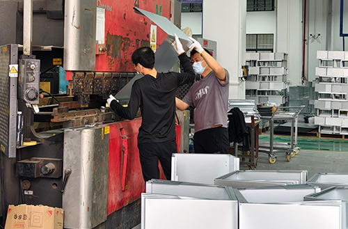 caixa de correio metálica