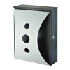 Zenewood galvanizado Montagem de parede de aço Modern Design Caixa de correio - W1840