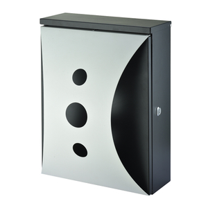 Zenewood galvanizado Montagem de parede de aço Modern Design Caixa de correio - W1840