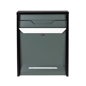 Caixa de correio de montagem em parede de aço galvanizado Zenewood - B2414