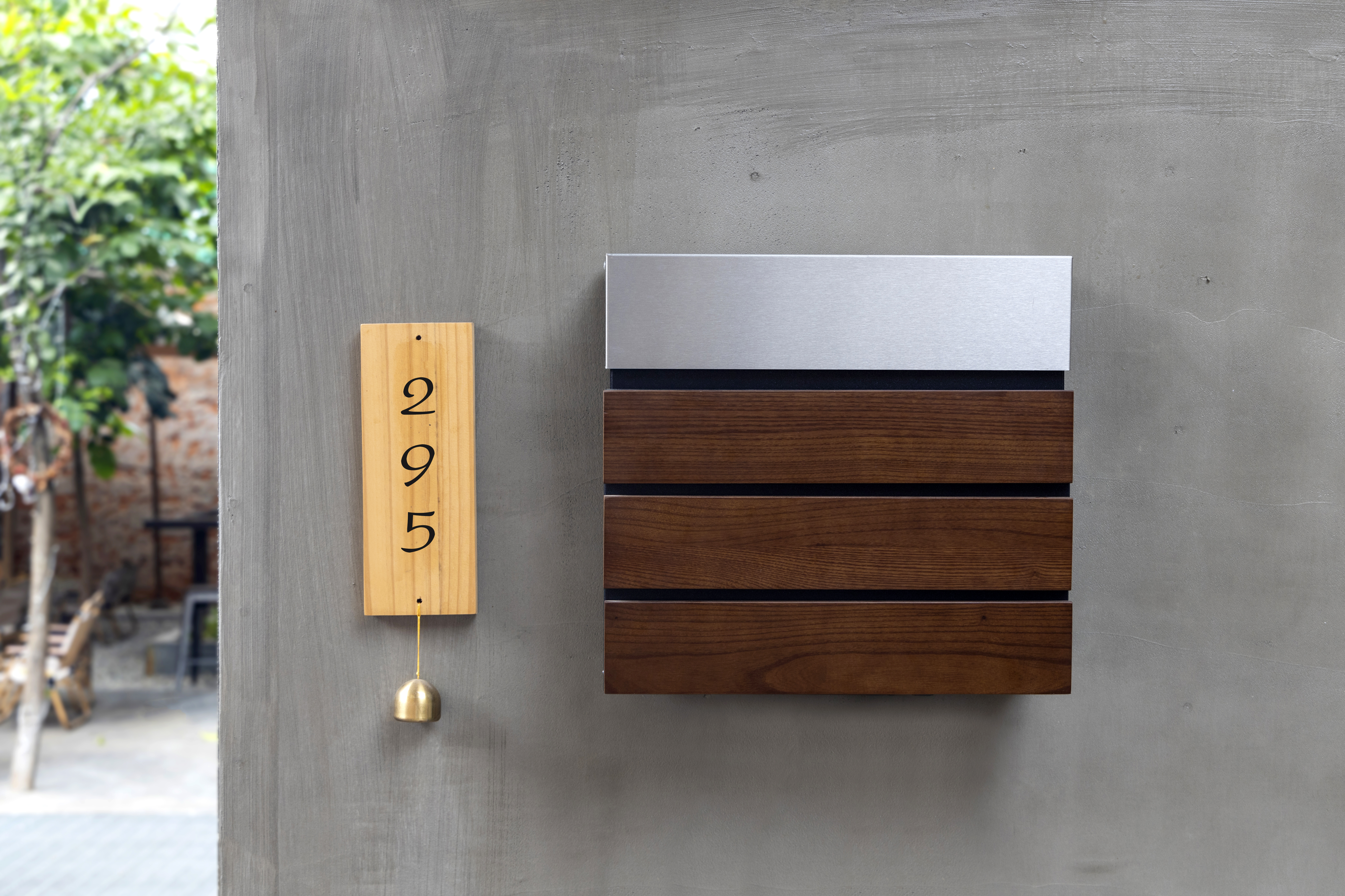 Caixas de correio complexas de apartamentos