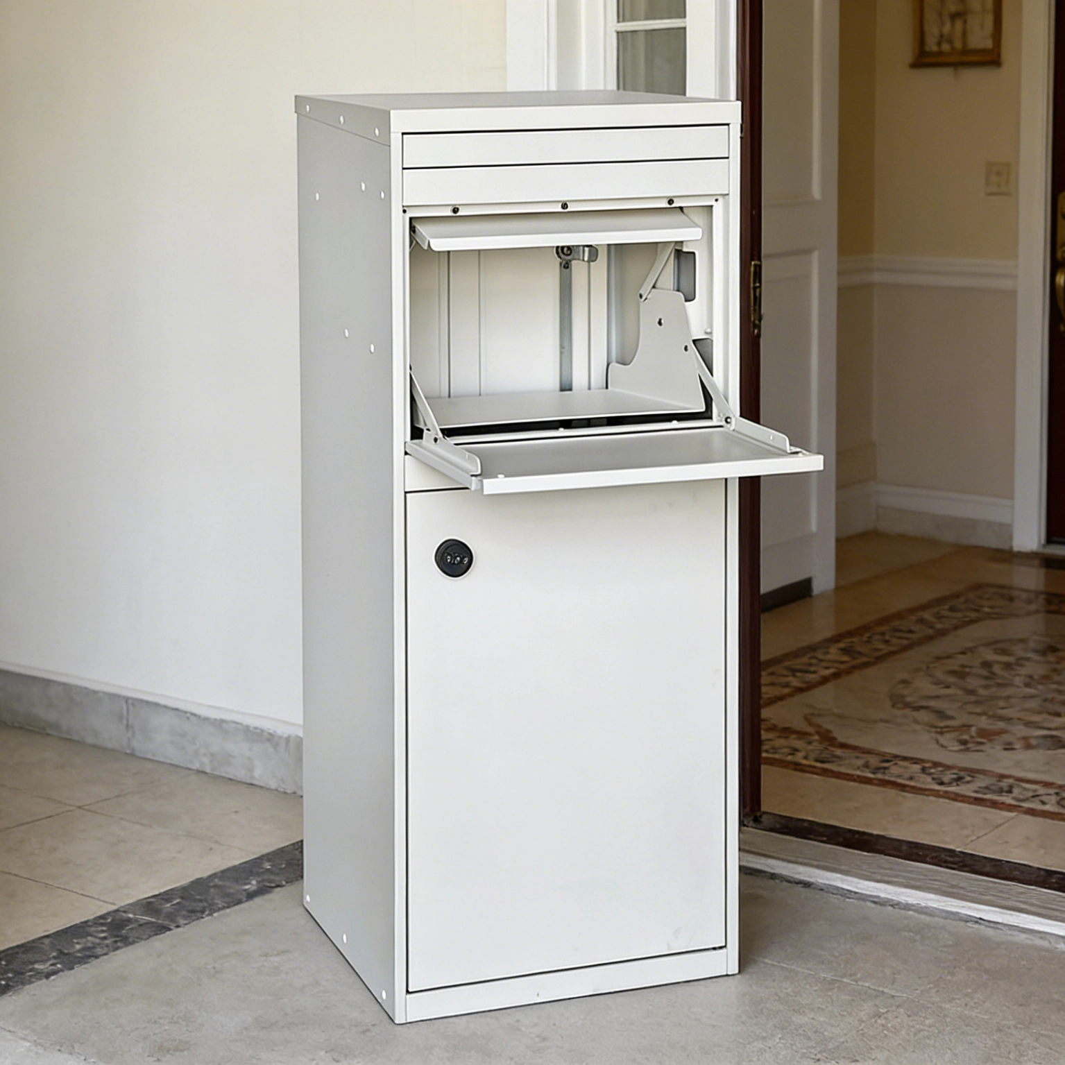 Aumente a segurança da varanda com designs inovadores de caixas de encomendas